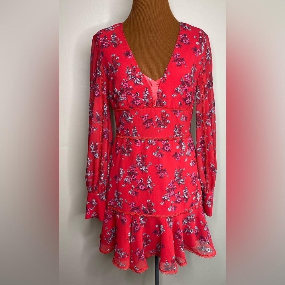 Keepsake The Label Heart And Soul Long Sleeve Mini Dress Size Small - Picture 1 of 13